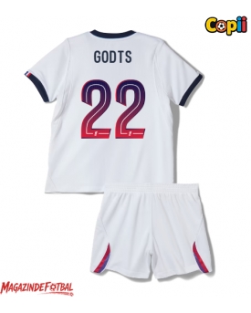 Paris Saint-Germain Mika Godts #22 Echipament de Fotbal Replică 2026-27 Copii Deplasare (+ Șorturi)